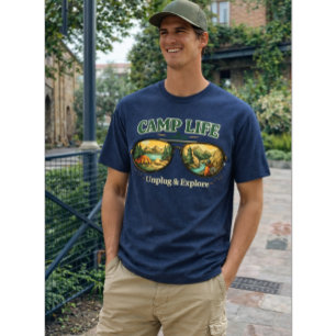 Camp Life Fühlt Sich Richtig Herren T-Shirt USA