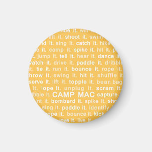 Camp Mac Magnet (Jaune Do It)