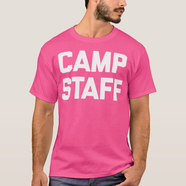 Camp-Mitarbeiter Funny Camping Wanderteam Camp Cou T-Shirt (Vorderseite)
