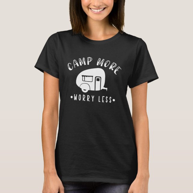 Camp More Camping Summer Vacation T-Shirt (Vorderseite)