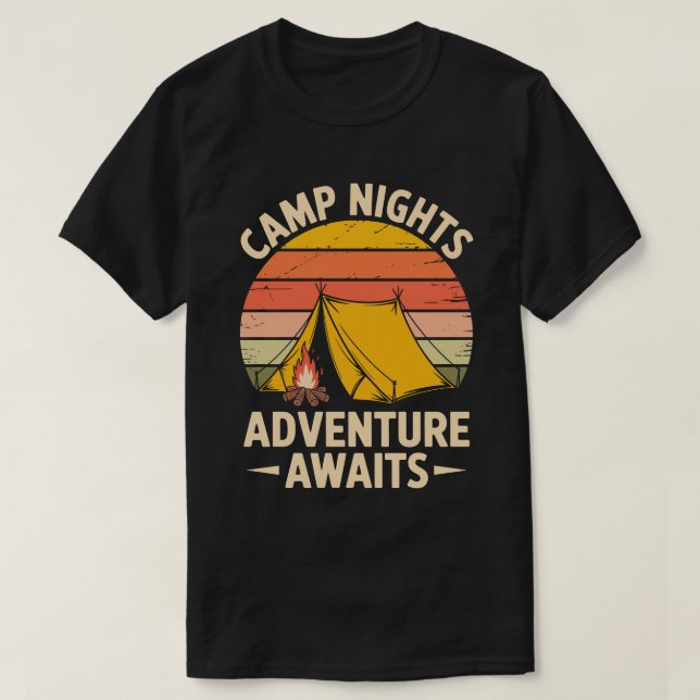 Camp Nights Circle Tee (Design vorne)