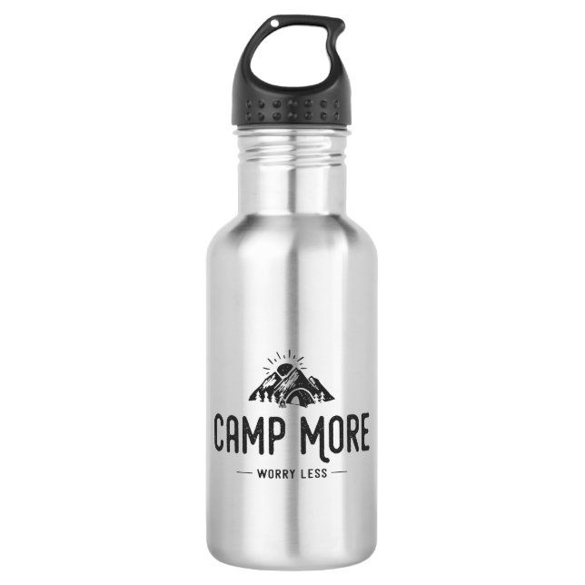 Camp noch Besorgnis erregender Edelstahlflasche (Vorderseite)