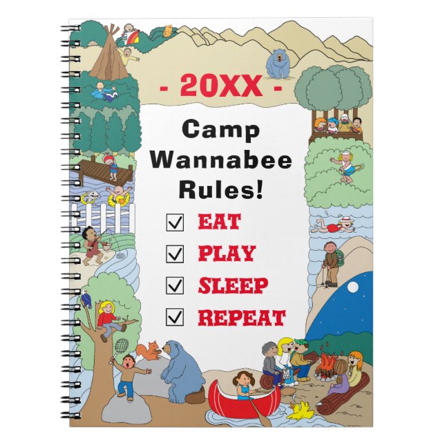 Camp-Notebook Notizblock (Vorderseite)