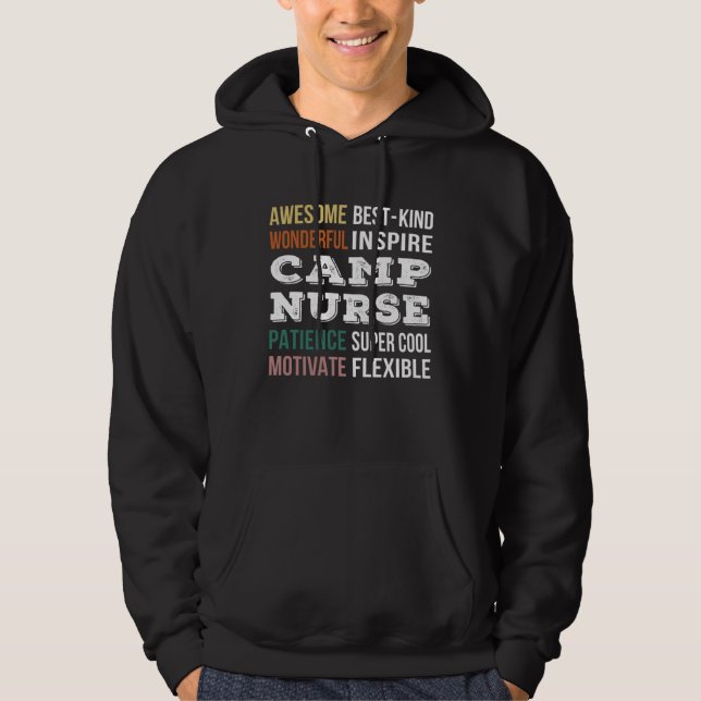 Camp Nurse  Appreciation Hoodie (Vorderseite)