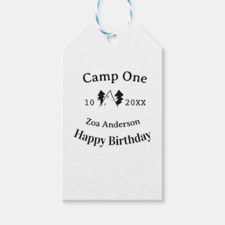 Camp one happy birthday name date campingadventure geschenkanhänger
