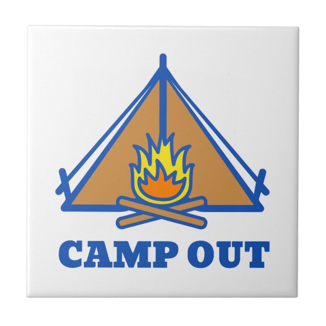 Camp out fliese (Vorderseite)
