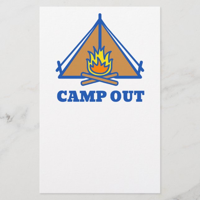 Camp out flyer (Vorne)