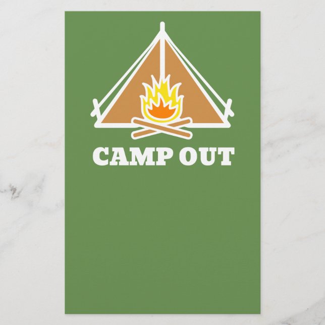 Camp out flyer (Vorne)