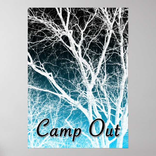 Camp out: Geisterbaum Poster (Vorne)