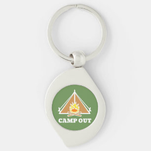Camp out schlüsselanhänger