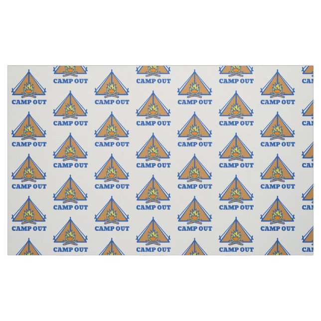 Camp out stoff (Fat Quarter (45,7 x 55,9 cm))