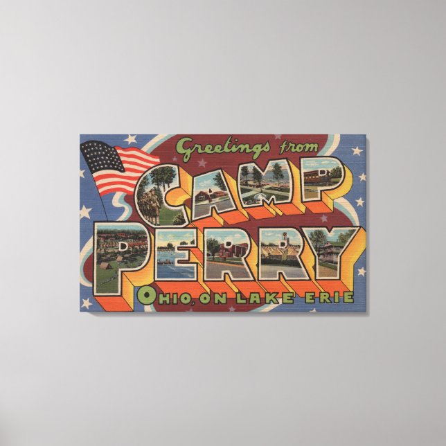 Camp Perry, Ohio - See Erie Leinwanddruck (Vorderseite)