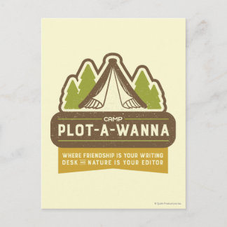 Camp Plot-A-Wanna Postkarte