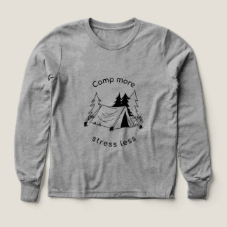 Camp plus stress moins les chemises à manches long