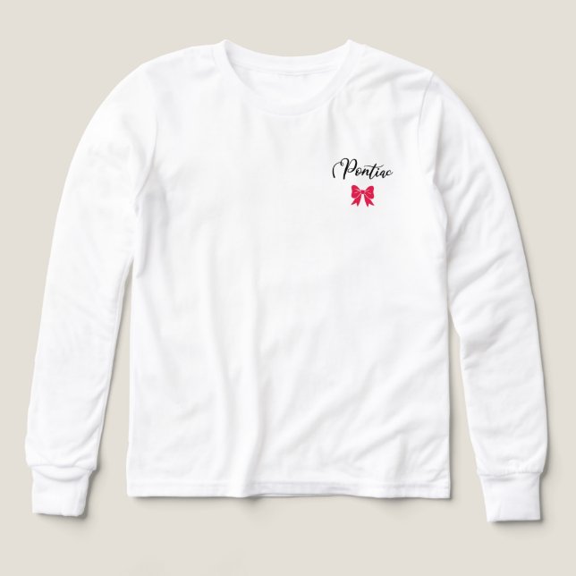 Camp Pontiac Bow Shirt (Design Vorderseite)