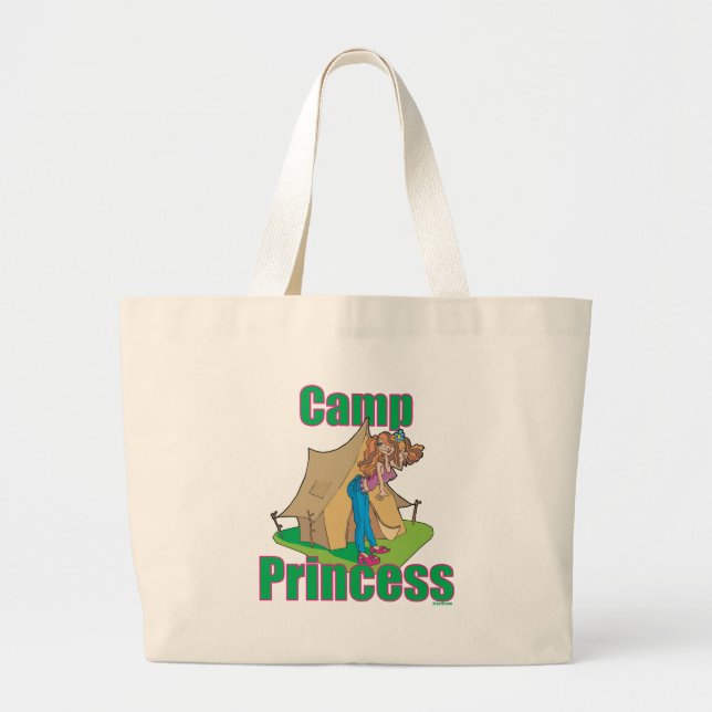 CAMP-Prinzessin Jumbo Stoffbeutel (Vorne)