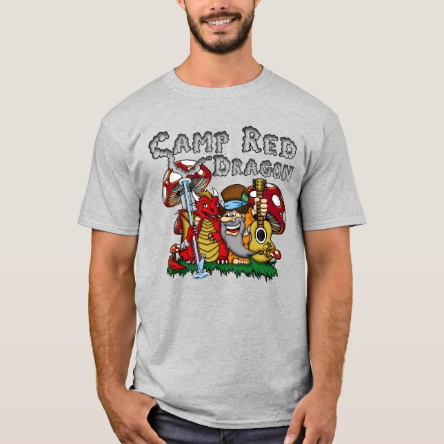 Camp Red Dragon 2025 B.A.T. Gray D/S T - Shirt (Vorderseite)
