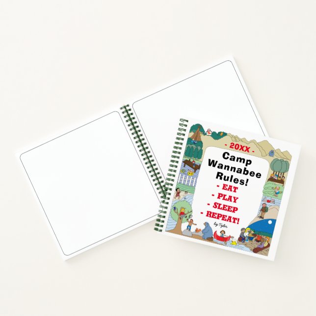 Camp Road Trip Notizbuch (Innenseite)