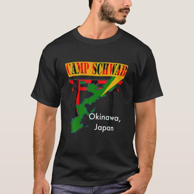 Camp Schwab Nago Okinawa Japon T-shirt (Devant)