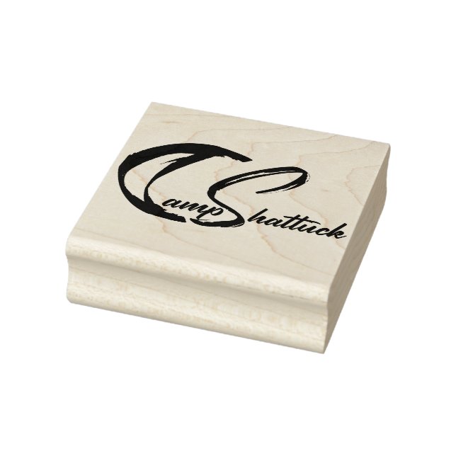 Camp Shattuck - Briefmarke aus Gummi Gummistempel (Stempel)