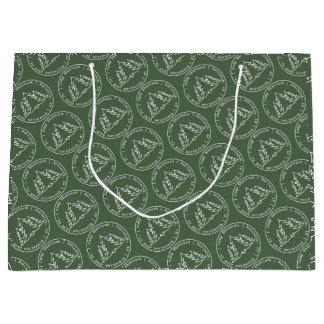 Camp Shattuck - Briefmarke Logo - Geschenktasche Große Geschenktüte