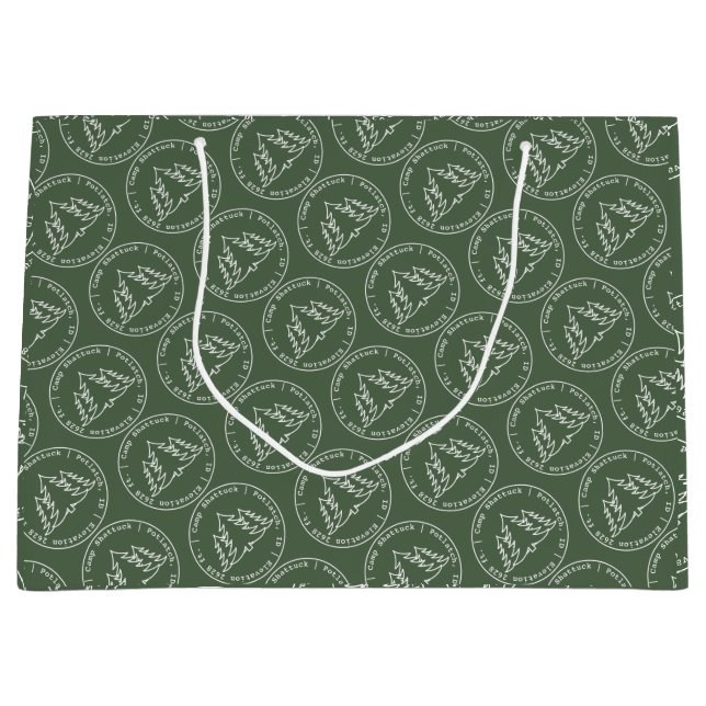 Camp Shattuck - Logo de timbre - Sac cadeau (Devant)