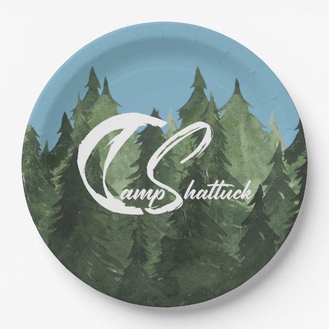 Camp Shattuck - Papierplatte Pappteller (Vorderseite)