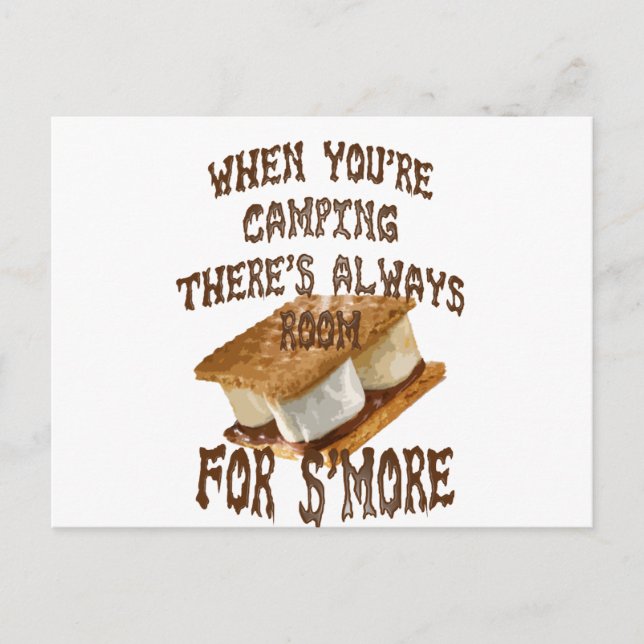 Camp Smores Postkarte (Vorderseite)