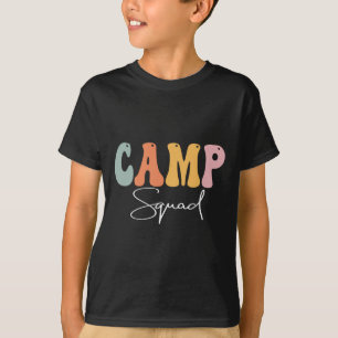 Camp Squad Retro Groovy Vintag glücklicher erster  T-Shirt