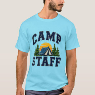 🏕️ Camp-Stab-Team-Typografie 👕 T-Shirt