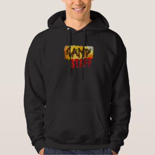 Camp Staff Summer Campground Gastgeber Crew Berate Hoodie