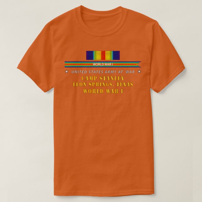 Camp Stanley Leon Springs TX w SVC WWI X T-Shirt (Design vorne)