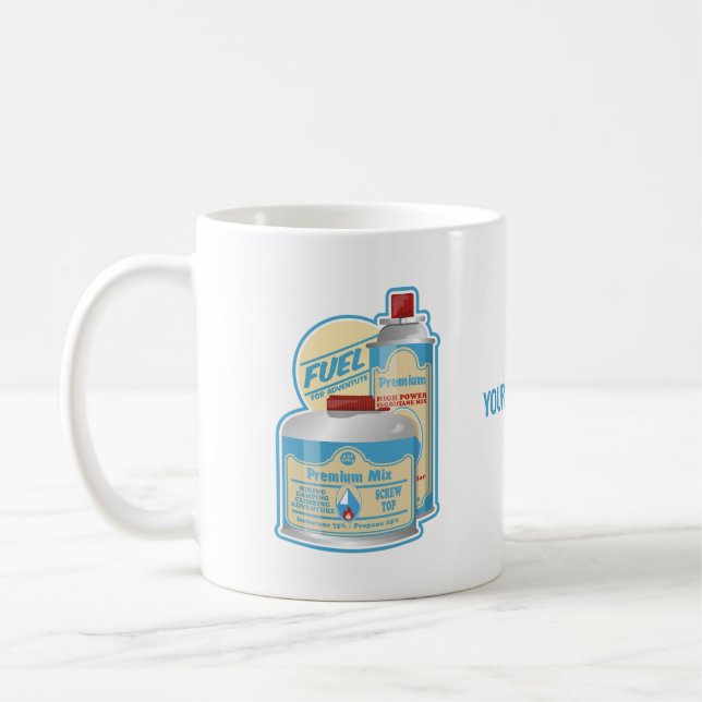 Camp Stove Gas Kanister Propane Butane Kaffeetasse (Links)