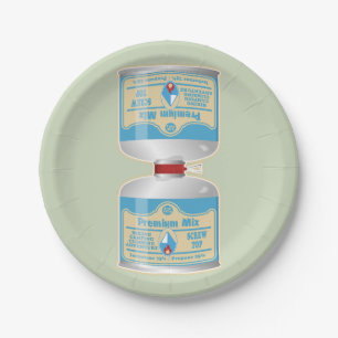 Camp Stove Gas Kanister Propane Butane Pappteller