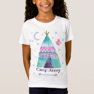 Camp T - Shirt Girl Camping T - Shirt