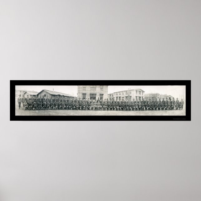 Camp Taylor, KY Foto 1918 Poster (Vorne)