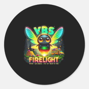 Camp Vacation Bible School Feuerwerk 2025 Vbs Camp Runder Aufkleber