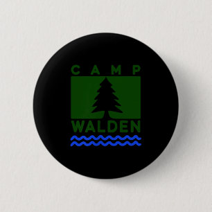 Camp Walden, Summer Camp Girls, Girls Summer Camp Button