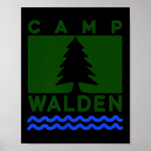 Camp Walden, Summer Camp Girls, Girls Summer Camp Poster