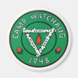 Camp Watchaug Logo Magnet