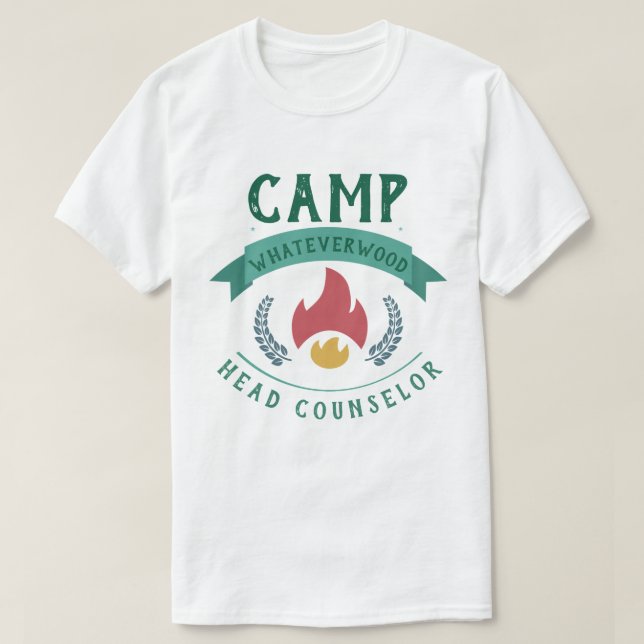 Camp Whateverwood Head Counselor T-Shirt (Design vorne)