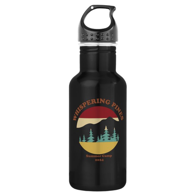 Camp Whispern Pinien Wasserflasche (Vorderseite)