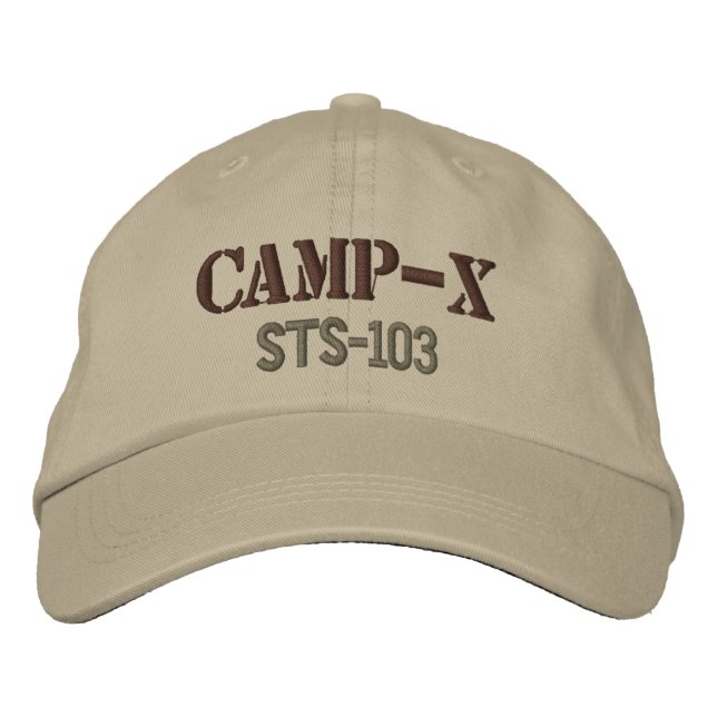 Camp-X bestickte Hülle (Khaki) Kappe (Vorderseite)