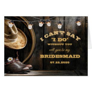 Campagne Boots Casquette Grange Wood Maid of Honor