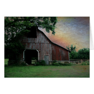 campagne coucher de soleil paysage agricole ancien