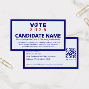Campagne politique 2026 Candidat Élection Contact