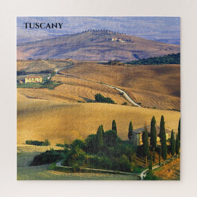 Campagne toscane, Toscane Italie Jigsaw Puzzle (Vertical)