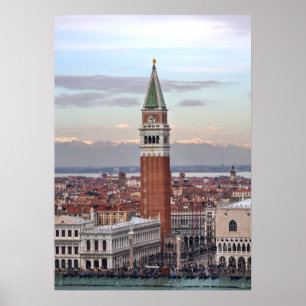 Campanile di San Marco, Venedig Italien Poster