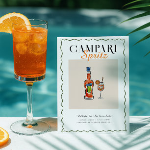 Campari Spritz Recette Cocktail Carte Postale