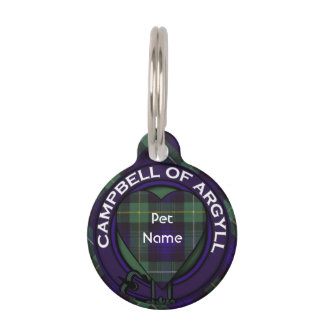 Campbell Argyll Clan karierten schottischen Tartan Tiermarke